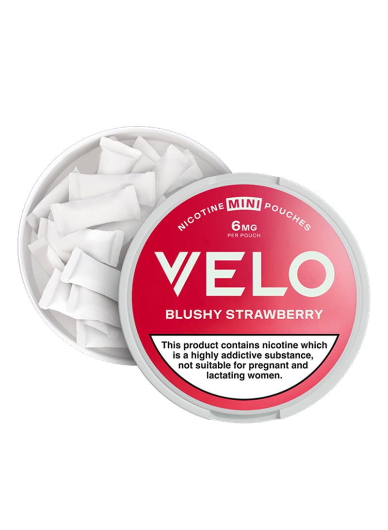 Velo Mini Blushy Strawberry 20 x 6mg - Image 3
